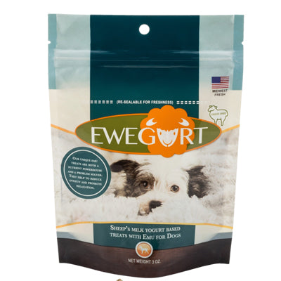 Ewegurt Natural Calming Treats with Emu