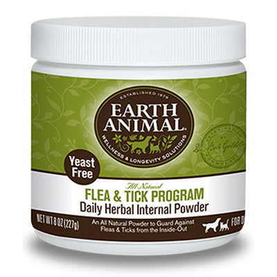 Earth Animal Flea & Tick Herbal Internal Powder - Yeast Free