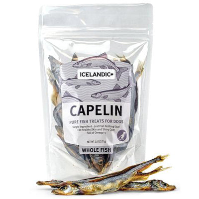 Icelandic Capelin Whole Fish Treats
