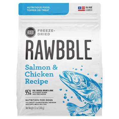 Rawbble Freeze-Dried Chicken & Salmon