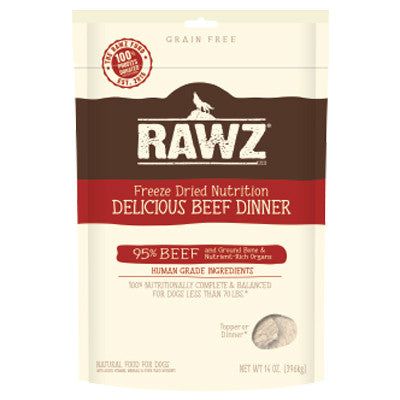 RAWZ Freeze Dried Delicious Beef Dinner