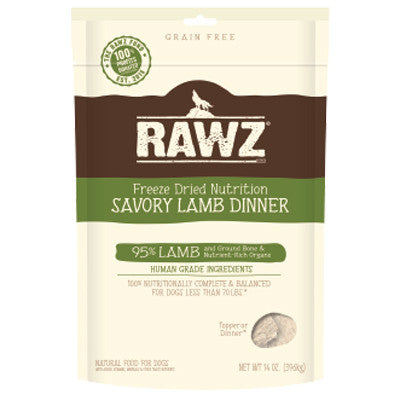 RAWZ Freeze Dried Savory Lamb Dinner