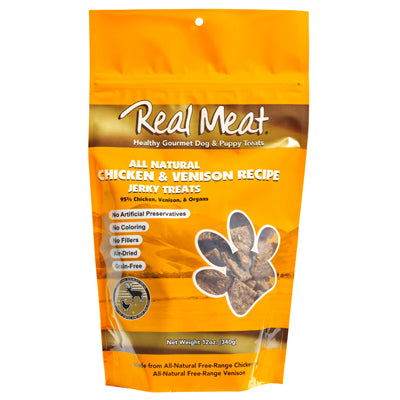Real Meat Chicken & Venison Dog Treats